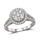 14K White Gold 9/10 Ct.Tw. Diamond Fashion Ring