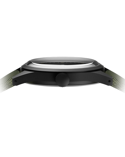 BENRUS DTU Phantom Automatic 38mm Swiss ETA 2892 Military Field Black PVD Watch
