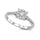 14K White Gold 3/4 Ct.tw Diamond Fashion Ring