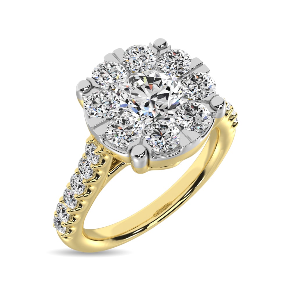 Diamond 1 Ct.Tw. Engagement Ring in 14K Yellow Gold