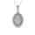 14K White Gold 1 5/8 Ct.tw Diamond Fashion Pendant