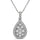 14K White Gold 1 1/5 Ct.tw Diamond Fashion Pendant