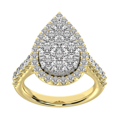 14K Yellow Gold 1 Ct.tw Diamond Fashion Ring