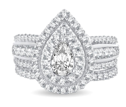 14K 2.00ct Diamond Bridal Ring