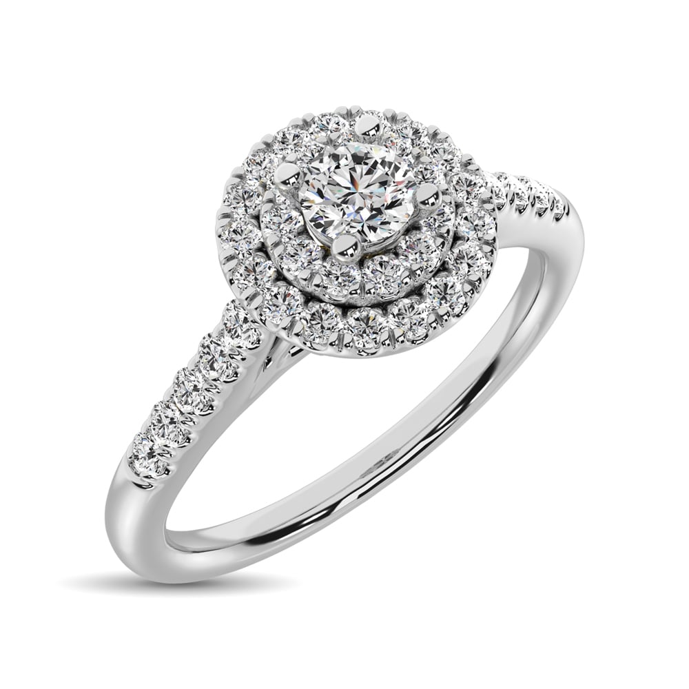 Diamond Engagement Ring 1/3 Ct.tw in 10K White Gold