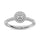 Diamond Engagement Ring 1/3 Ct.tw in 10K White Gold