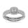 10K White Gold 2/5 Ct.tw Diamond Bridal Ring