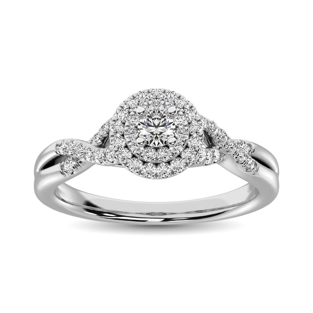 Diamond 1/3 Ct.tw Engagement Ring in 10K White Gold