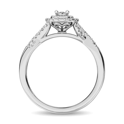 Diamond 1/3 Ct.tw Engagement Ring in 10K White Gold