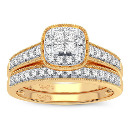 10K 0.50CT Diamond Bridal Ring