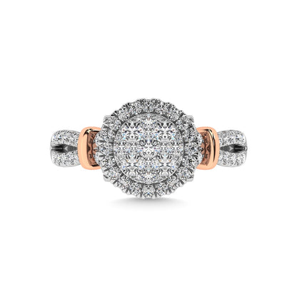 14K White Gold 3/4 Ct.tw Diamond Fashion Ring