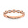Diamond Stackable Band 1/10 Ct.tw in 10K Rose Gold