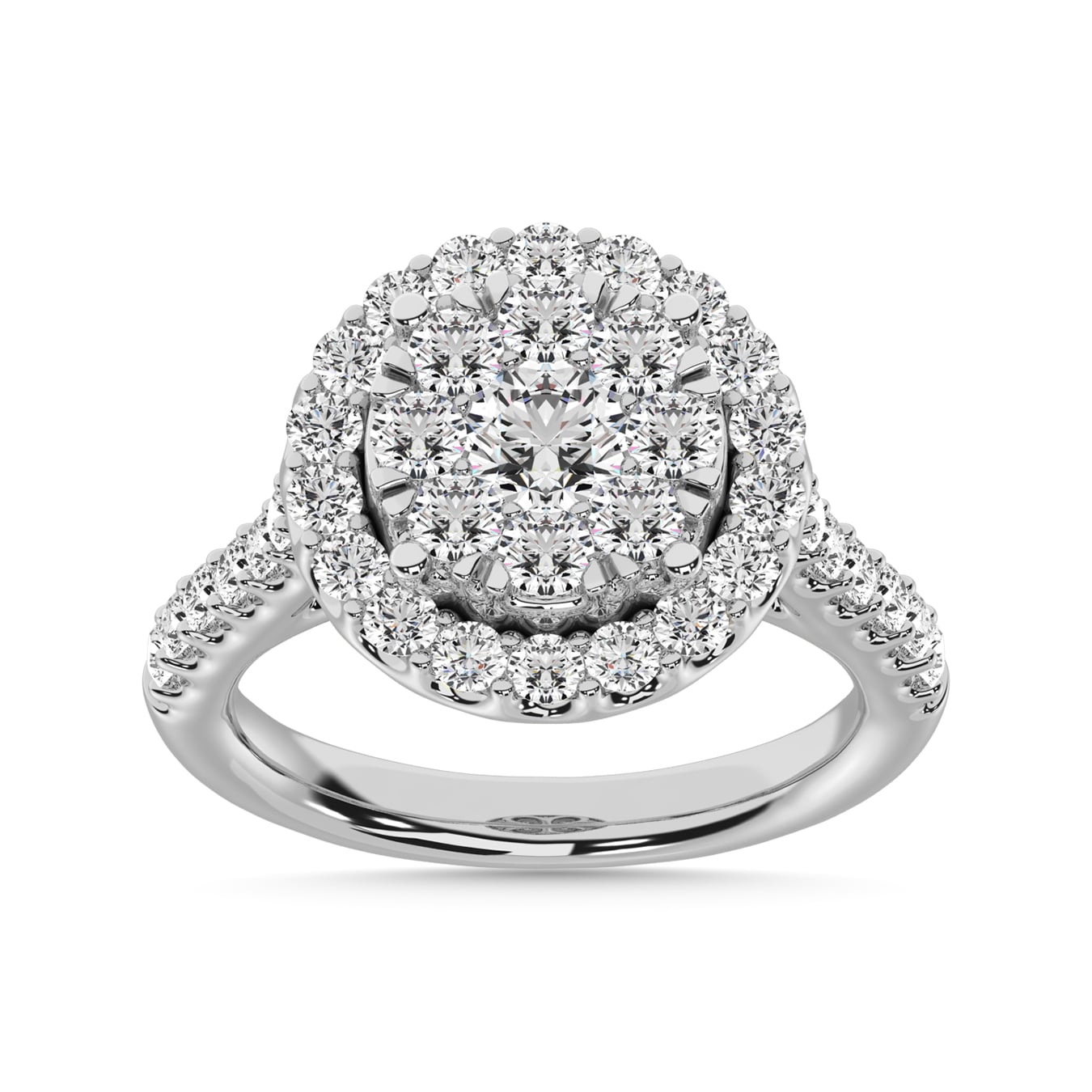 Diamond 3/4 Ct.Tw. Engagement Ring in 14K White Gold