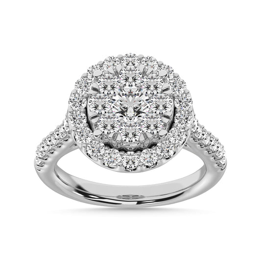 Diamond 3/4 Ct.Tw. Engagement Ring in 14K White Gold
