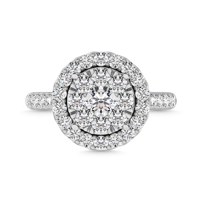Diamond 3/4 Ct.Tw. Engagement Ring in 14K White Gold