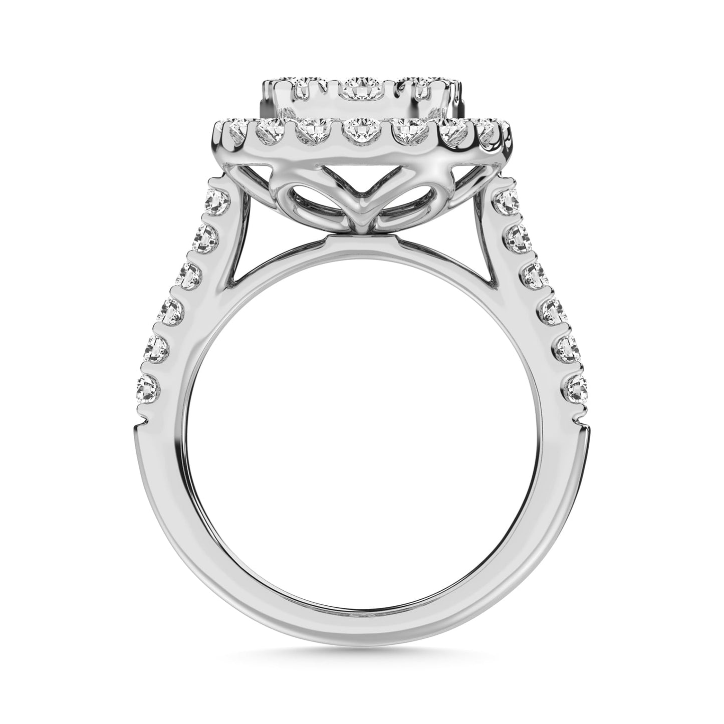 Diamond 3/4 Ct.Tw. Engagement Ring in 14K White Gold