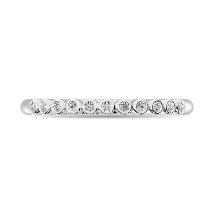 Diamond 1/20 Ct.Tw. Stackable Band in 10K White Gold