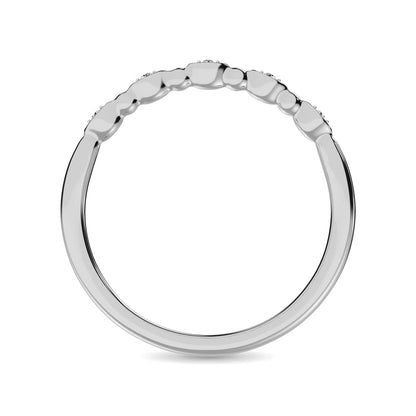 Diamond 1/50 Ct.Tw. Stackable Band in 10K White Gold