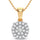 10K 0.25CT DIAMOND PENDANT