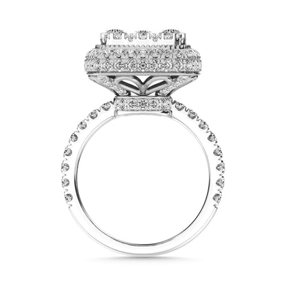 Diamond 3 Ct.Tw. Engagement Ring in 14K White Gold