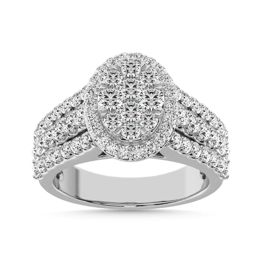 Diamond 1 3/4 Ct.Tw. Engagement Ring in 14K White Gold