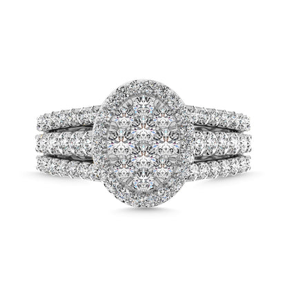 Diamond 1 3/4 Ct.Tw. Engagement Ring in 14K White Gold