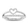 10K White Gold 1/5 Ct.tw Diamond Heart Ring