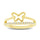 10K Yellow Gold 1/5 Ct.tw Diamond Butterfly Ring