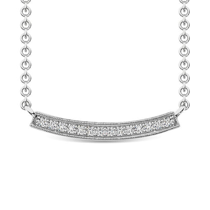 Diamond 1/10 Ct.Tw. Fashion Necklace in 10K White Gold