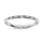 Diamond 1/10 Ct.Tw. Round and Baguette Stackable Ring in 14K White Gold