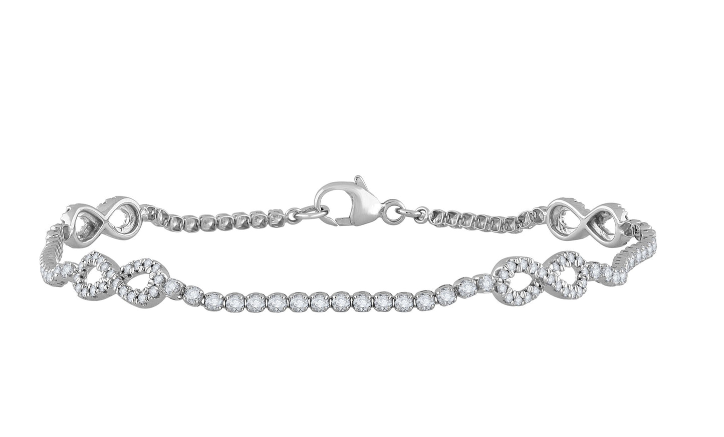 10K 0.10ct Diamond Bracelet
