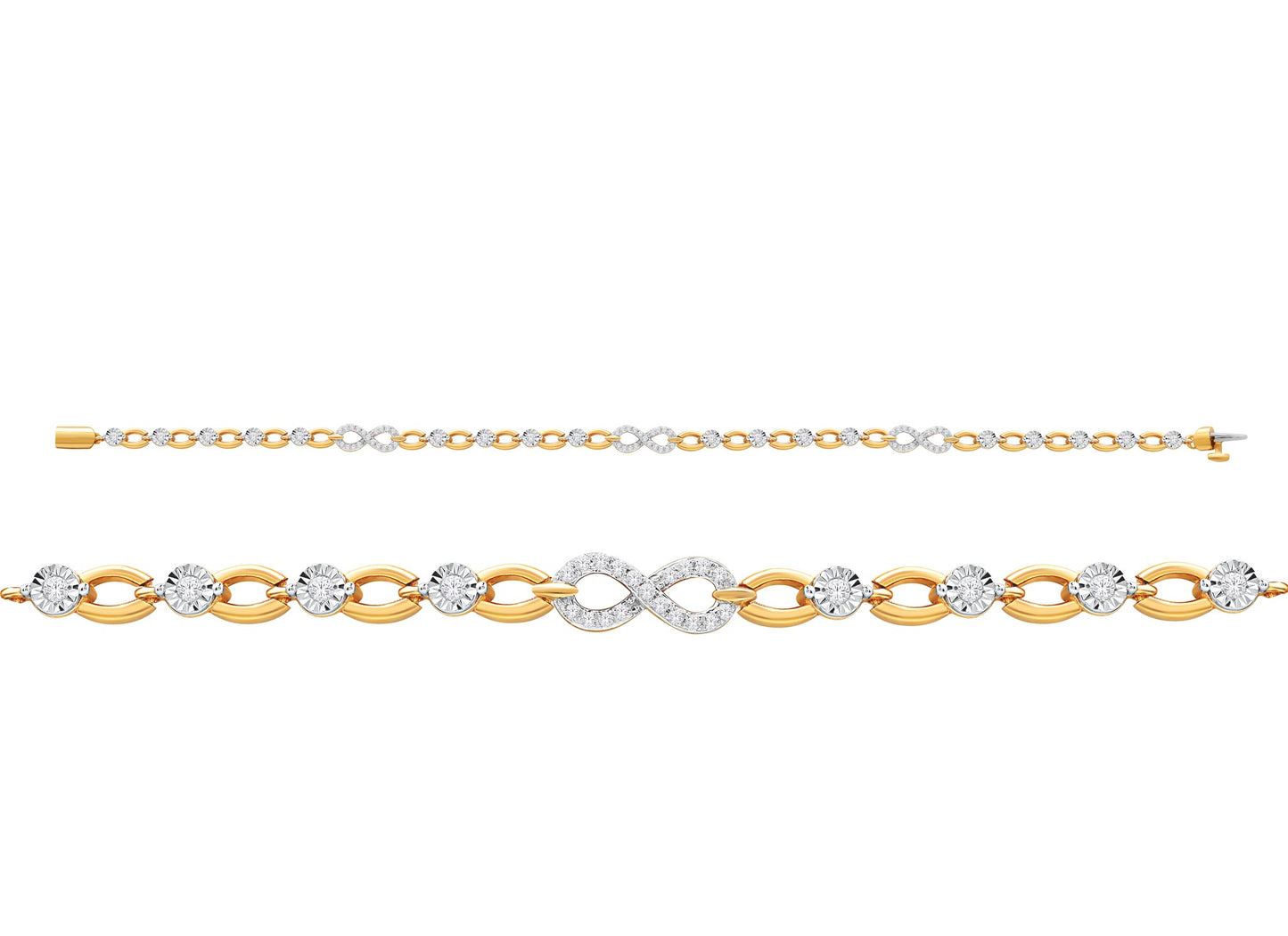 10K 0.50ct Diamond Bracelet
