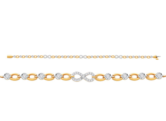 10K 0.50ct Diamond Bracelet
