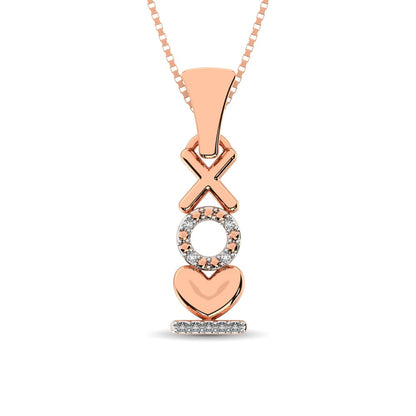 10K White Gold Diamond Accent Fashion Pendant