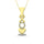 10K Yellow Gold Diamond Accent Fashion Pendant