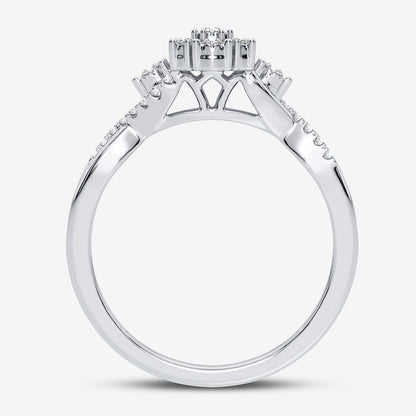 10K 0.10CT DIAMOND RING