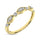 Diamond 1/5 Ct.Tw. Stack Band in 10K Yellow Gold