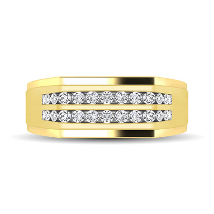 10K Yellow Gold 1/2 Ct.Tw. Diamond Men's Ring