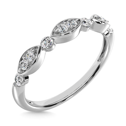 Diamond 1/5 Ct.Tw. Stackable Ring in 14K White Gold