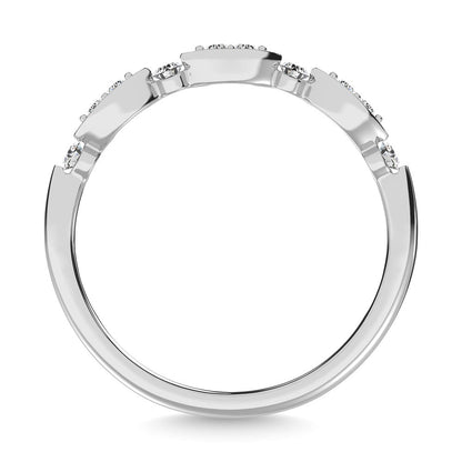 Diamond 1/5 Ct.Tw. Stackable Ring in 14K White Gold