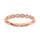 Diamond 1/6 Ct.Tw. Stack Band in 10K Rose Gold