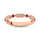 Diamond 1/5 Ct.Tw. And Ruby Stack Band in 14K Rose Gold ( 15 Diamond and 4 Ruby )