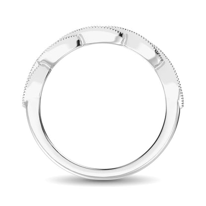 Diamond 1/5 Ct.Tw. Stack Band in 14K White Gold