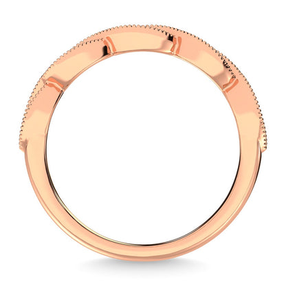 Diamond 1/5 Ct.Tw. Stack Band in 14K Rose Gold