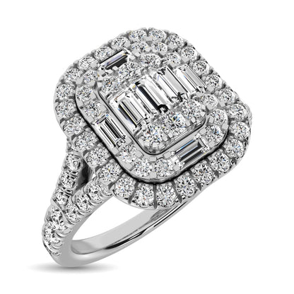 Diamond 1 Ct.Tw. Fashion Ring in 14K White Gold