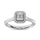 Diamond 1/3 Ct.Tw. Engagement Ring in 14K White Gold