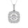 Diamond 1 3/8 Ct.tw Fashion Pendant in 14K White Gold