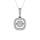 Diamond 1 Ct.Tw. Shimmering Pendant in 14K White Gold