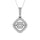 Diamond 1 Ct.Tw. Shimmering Pendant in 14K White Gold