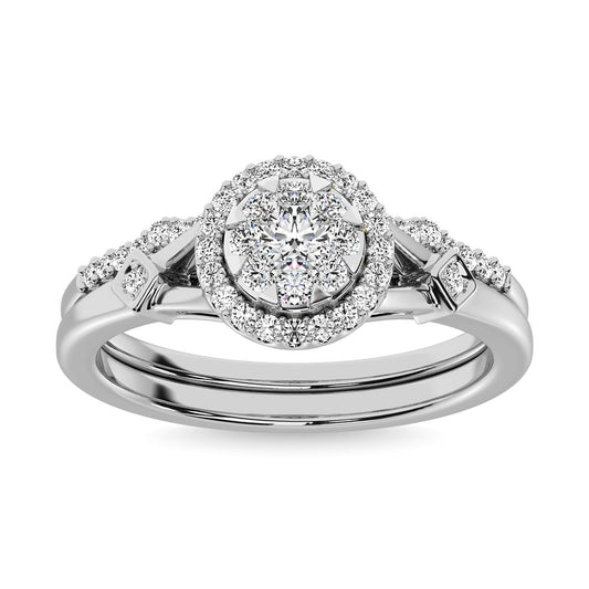 Diamond 1/2.Tw. Bridal Ring in 10K White Gold